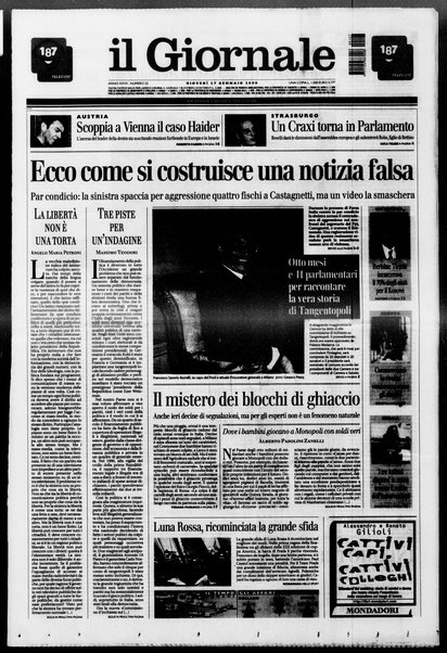 Il giornale : quotidiano del mattino